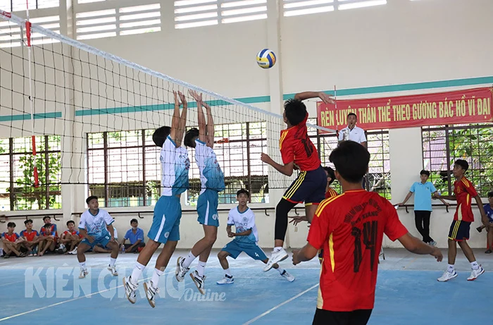 40 đội bóng chuyền thi đấu tại Hội khỏe Phù Đổng tỉnh Kiên Giang